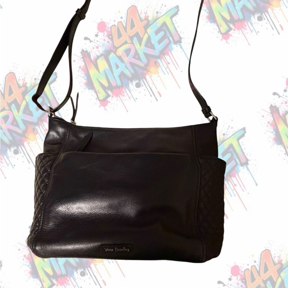 Vera Bradley Black Quilted Shoulder Bag